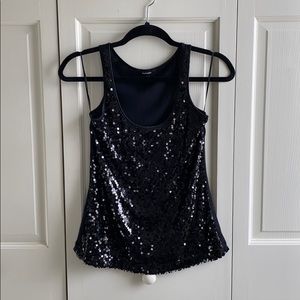 Express Sequin Tank Top x 2 - Gold & Black